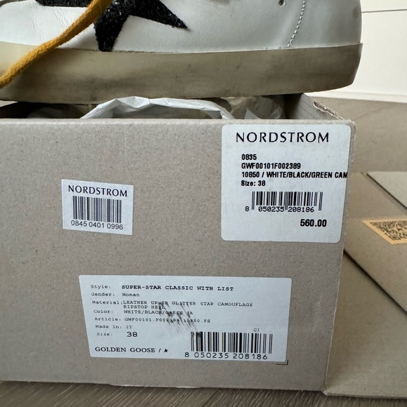 Golden Goose superstars- size 38, Nordstrom exclusive/ camo - Picture 12 of 16